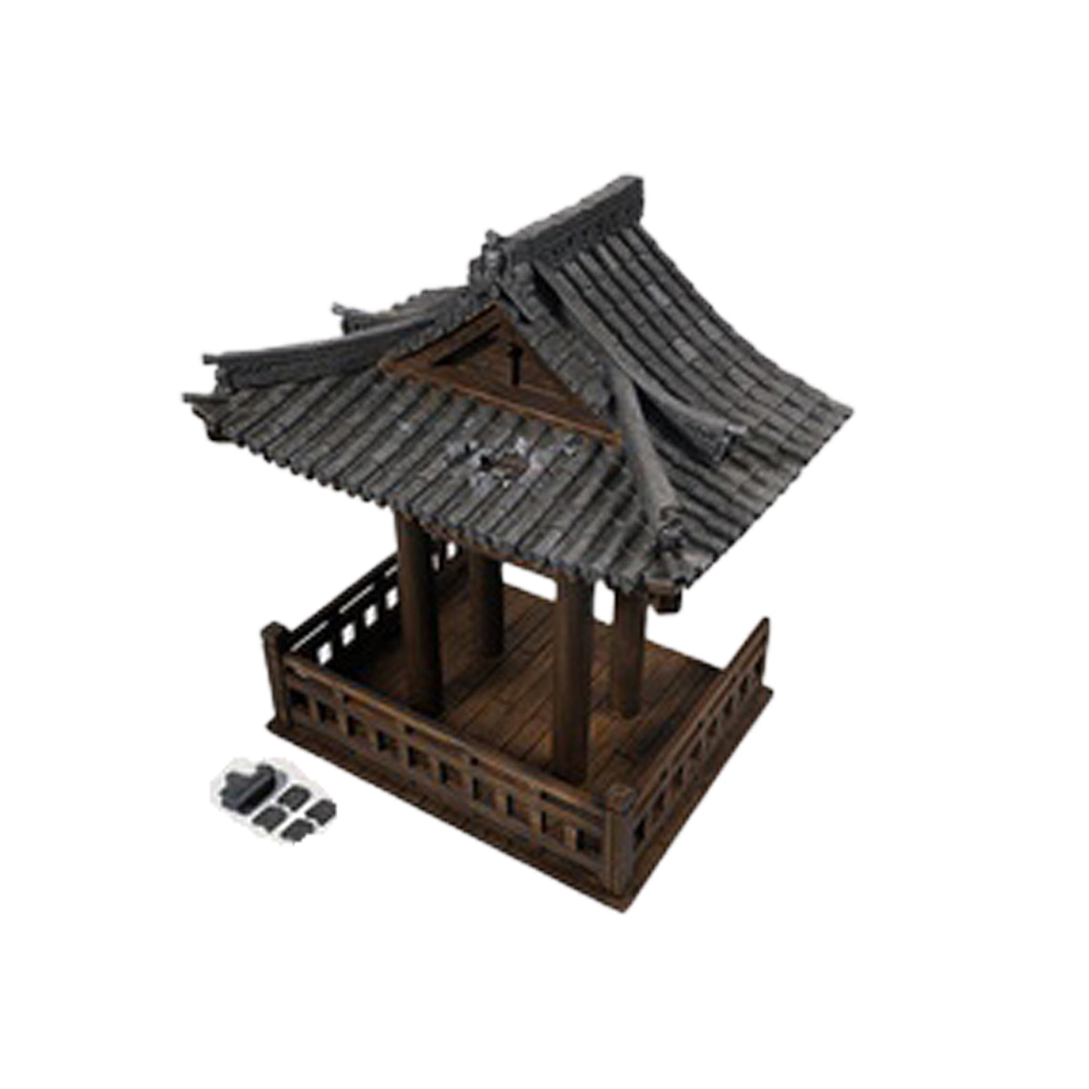 MOjingtoys Module Series Suyuan Ancient Style Architecture Wooden Support Partial Set Diorama Scene Base Fit 1/12 Scale Action Figure
