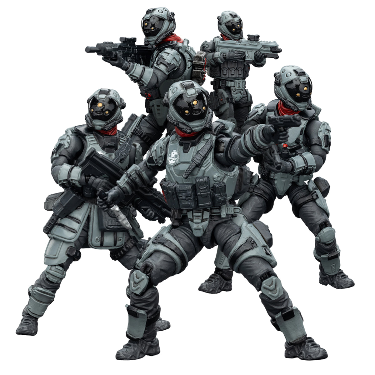 JOYTOY Dark Source APOC Series Storm Lucis Fire Support Type Mech & UNSC Mirage Squad 1/25 Scale Action Figure