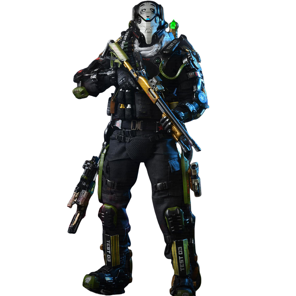 Figuras de acción de edición regular de la División Panda de SOLDIER STORY EXO-Skeleton Armor Suit Test-03