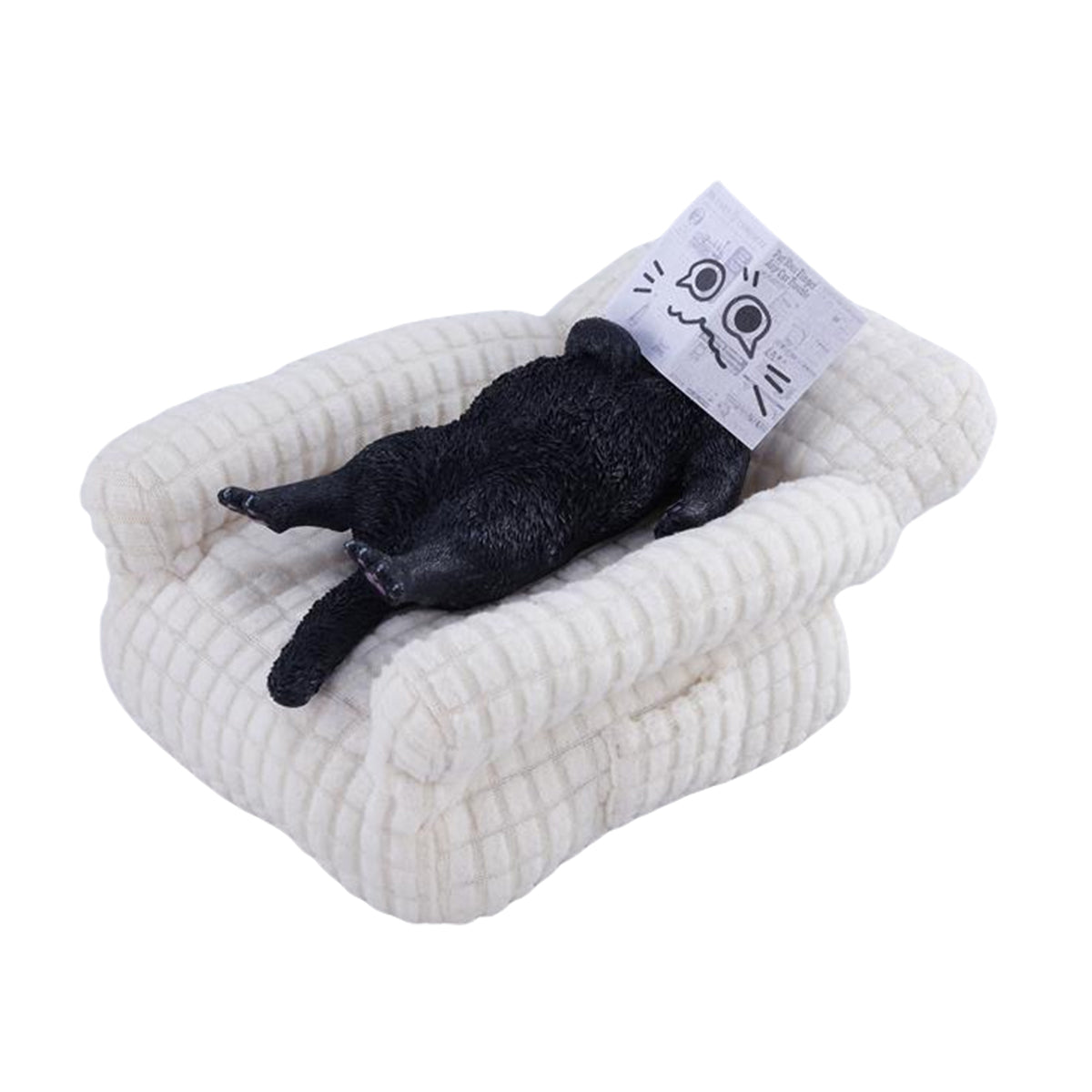 JXK, Lazybones Cat, Static Animal Figurine