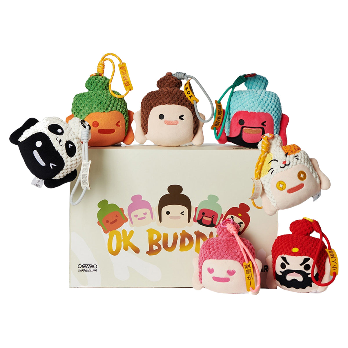 OFFART, OK Buddha Series Plush Keychain, Blind Box Figures