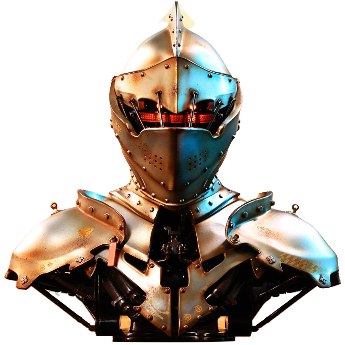 WeArtDoing, Cyber Knight Obsidian Dark/Star Silver/Gleam Void, Art Statue