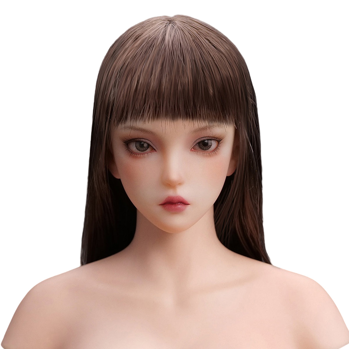 Escultura de cabeza femenina asiática con ojos móviles de YMTOYS - Xiaonan (Versión D) para figuras