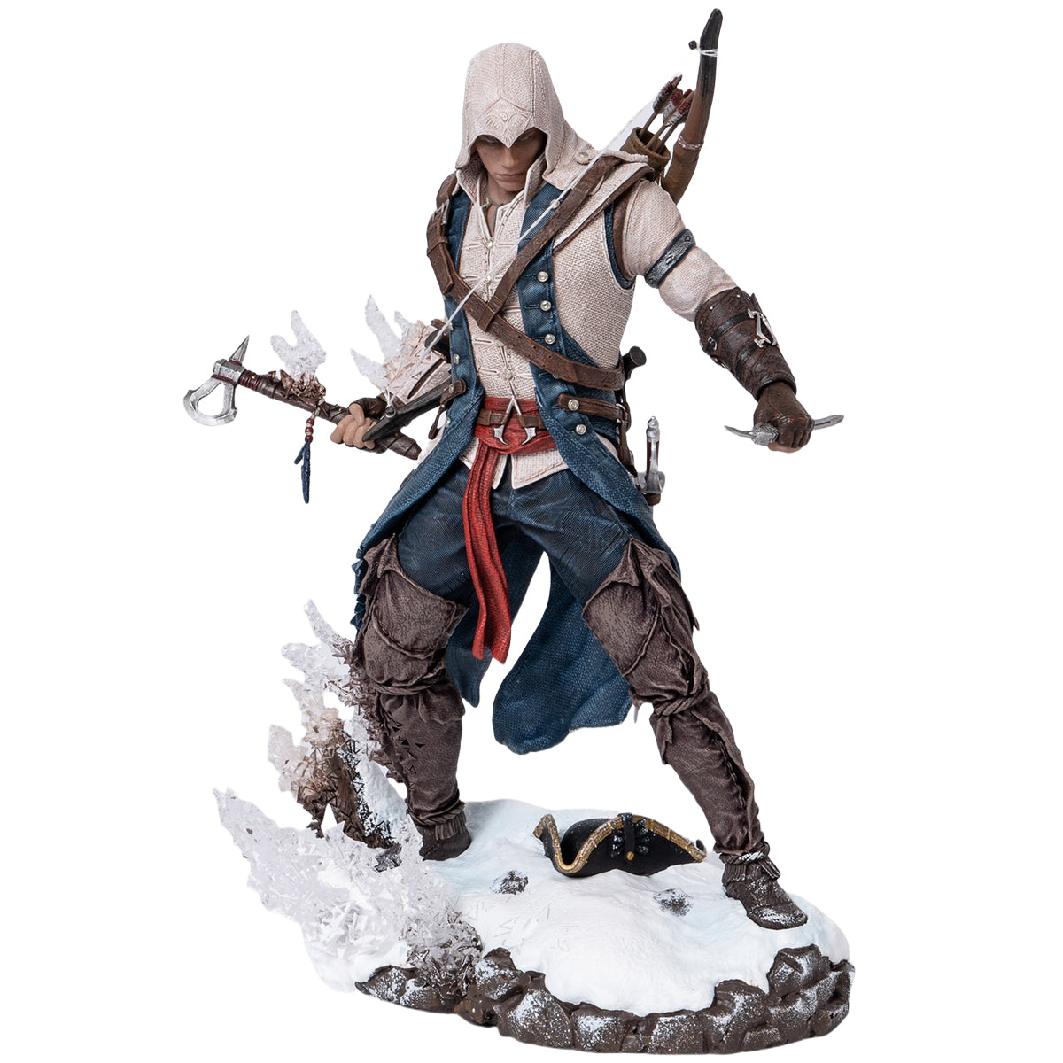 Estatua artística de Connor, personaje del juego Assassin's Creed Animus de PureArts