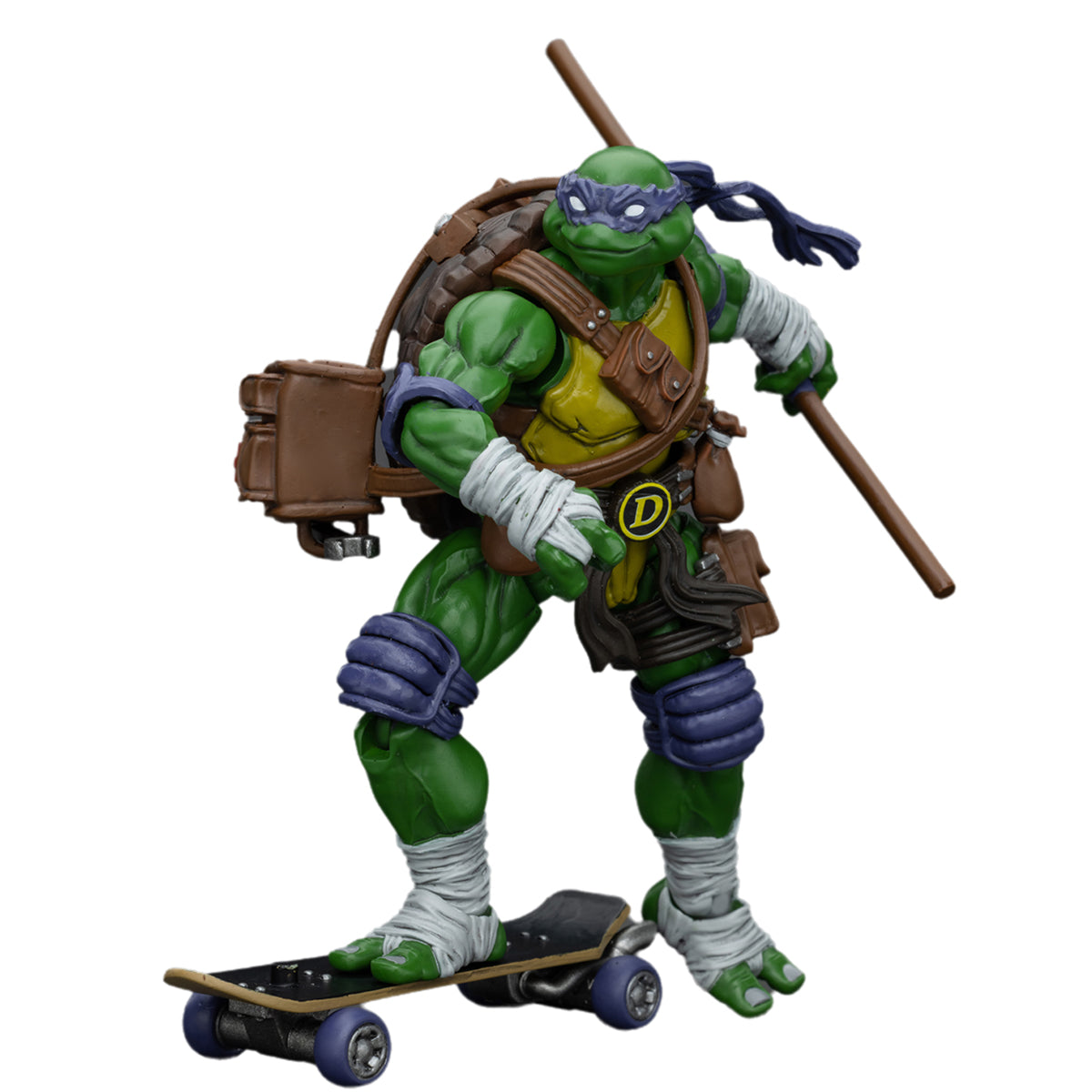 Serie TMNT de JOYTOY: Tortugas Ninja Adolescentes Mutantes - Figuras de acción de Donatello a escala 1:18
