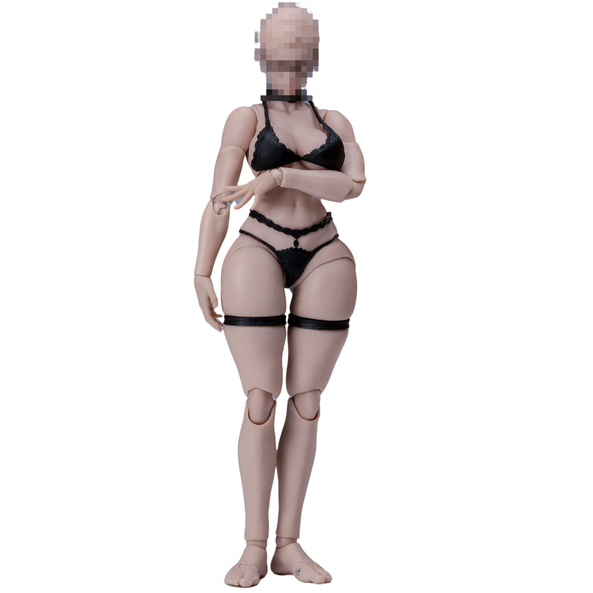 NOTTAA Female Super Articulated Joints: Xiao Fang & Serena NT-04 Detachable Neck Joint & Fixed Neck Joint 1/12 Scale Action Figure Body