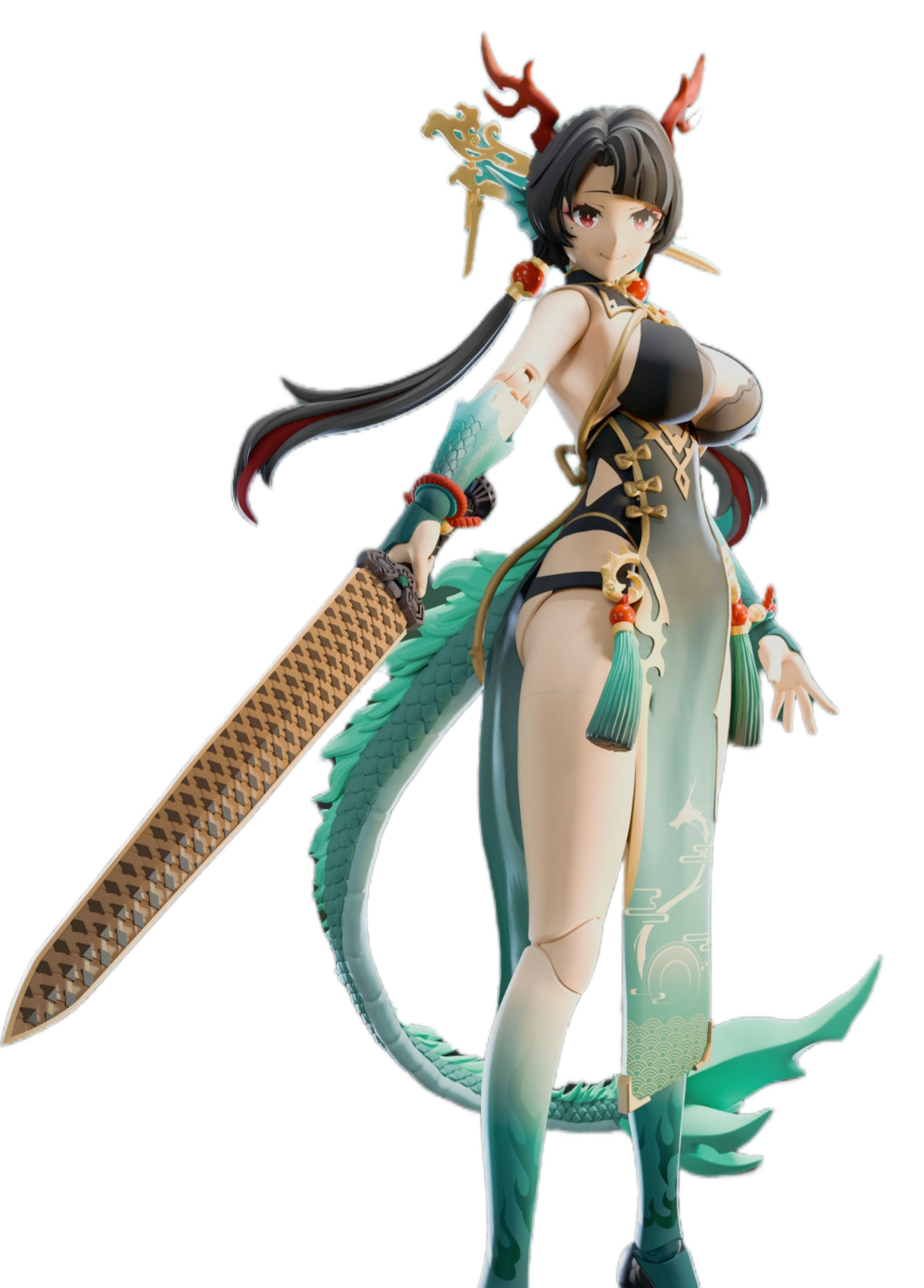 CANG TOYS Little Green Dragon Long Ji 1/12 Scale Action Figures