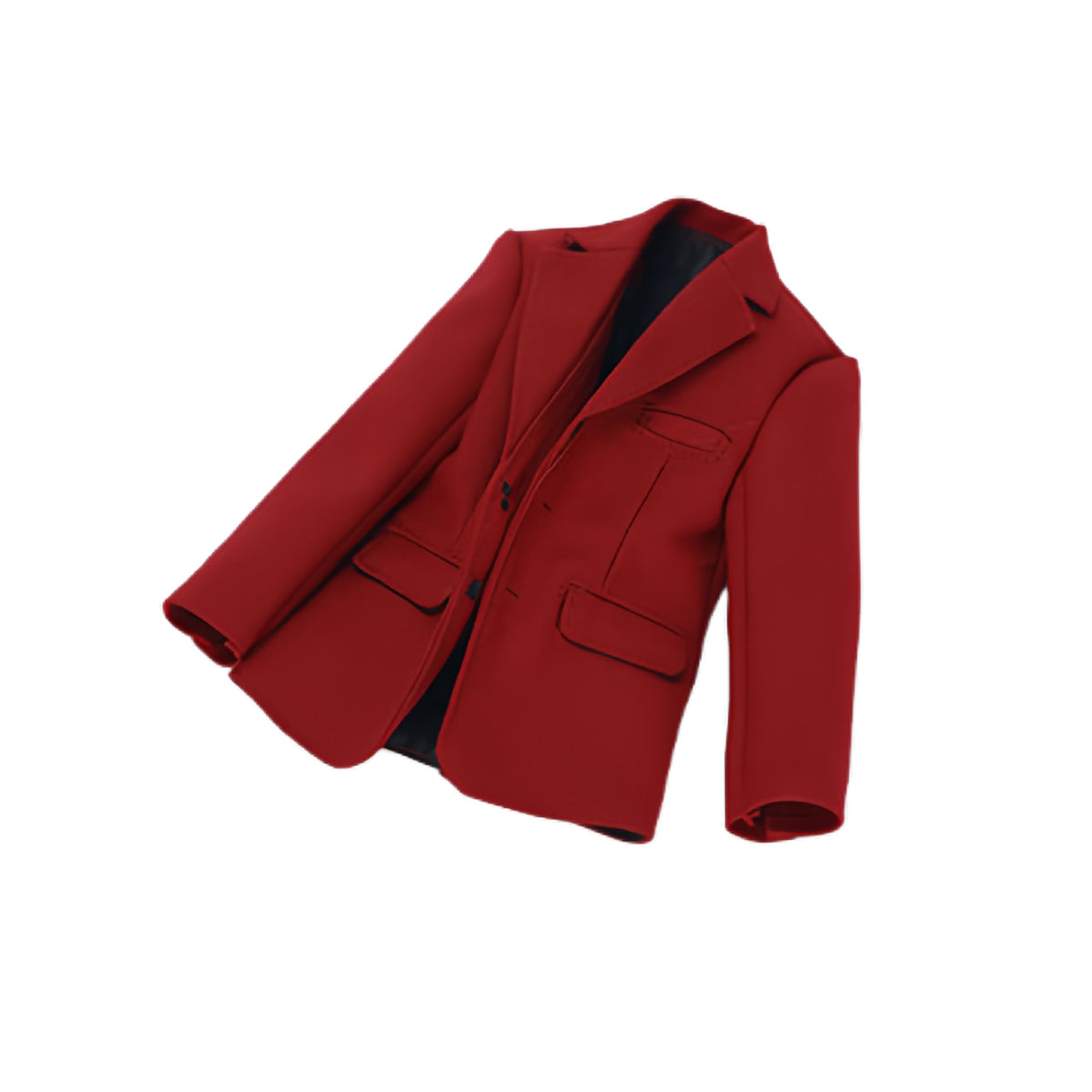 JIAOUDOLL Male Soldier Outfit Suit Jacket + Trousers + Shirt + Vest + Bow Tie Set Doll Clothes Accessory Fit 1/6 Scale 12-inches Action Figure