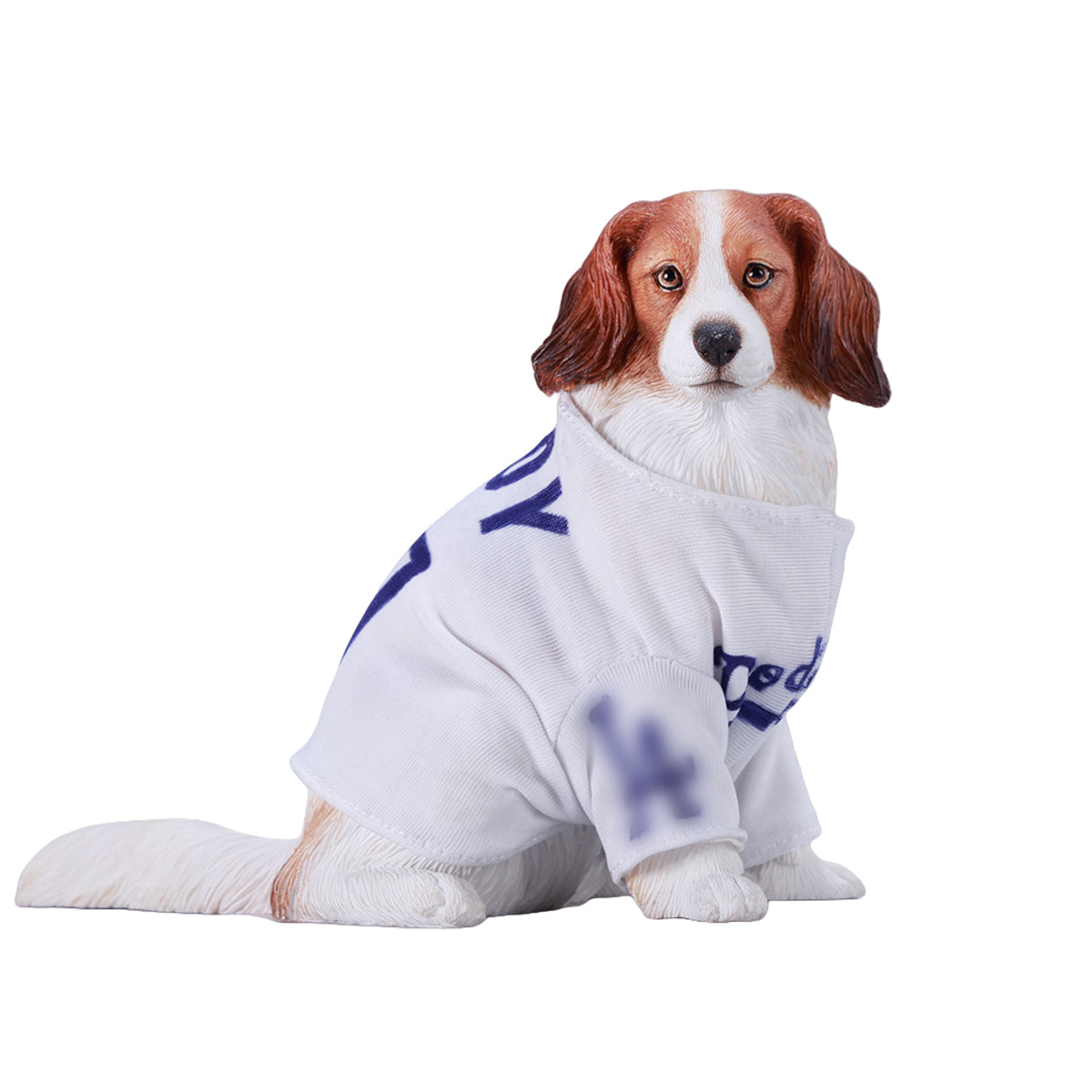 JXK, Kooikerhondje Dog, Static Expertly Hand-Painted Lifelike Animal Figurine