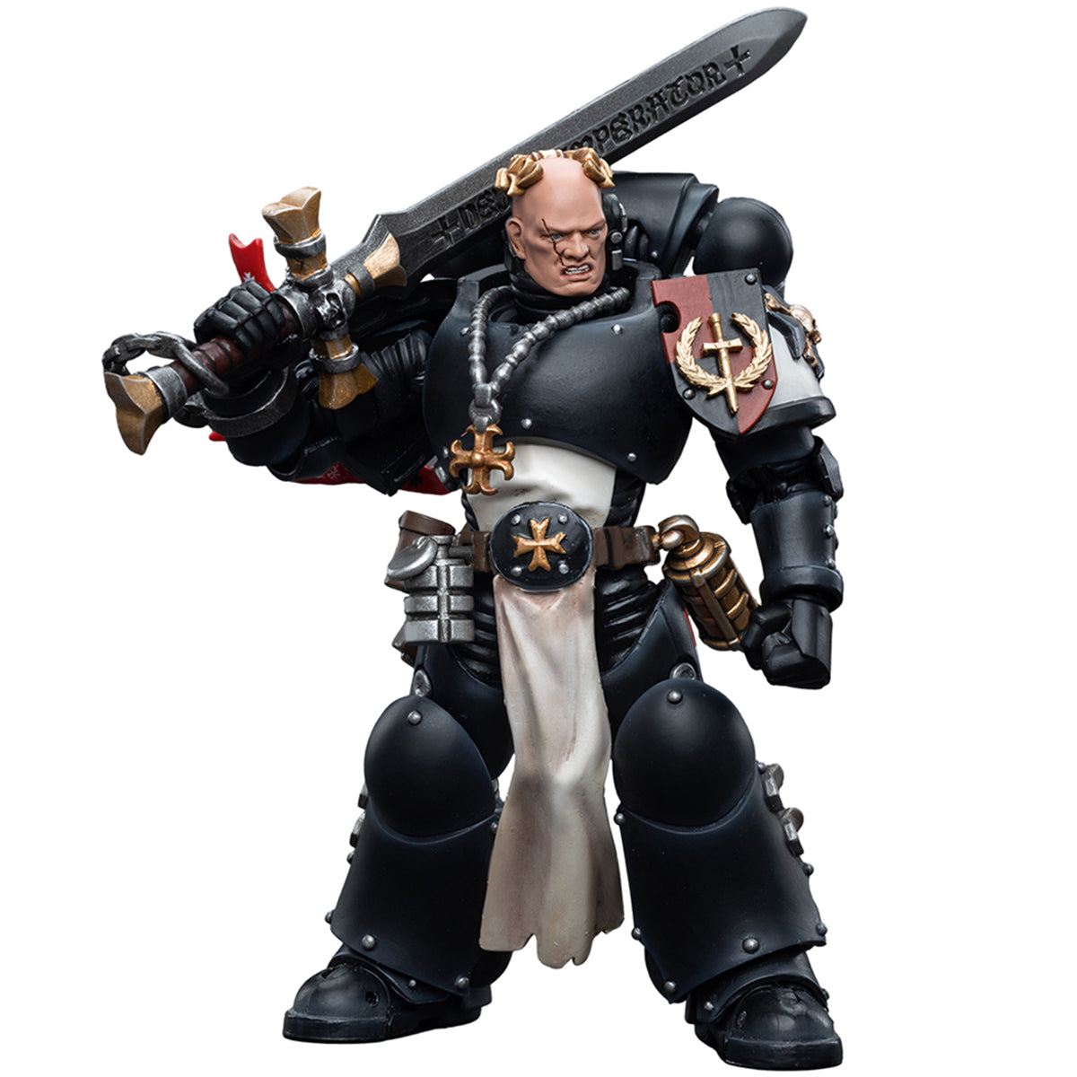 JOYTOY Warhammer 40,000 Black Templars Emperor's Champion Bayard's Revenge 1/18 Action Figure