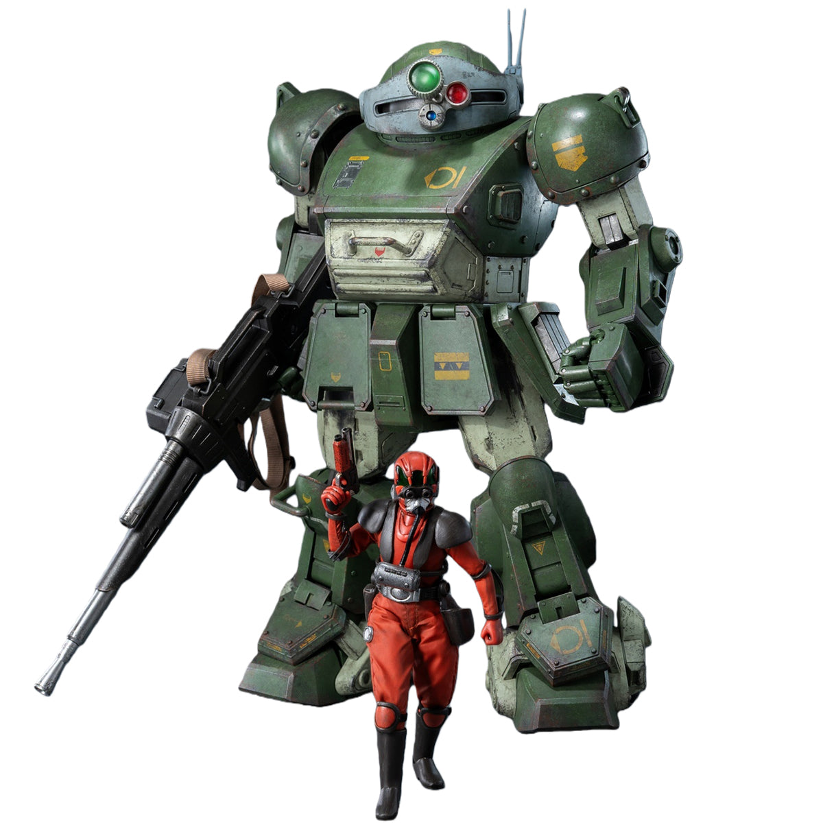 アミーボ Threezero 3Z10190W0 Armored Trooper VOTOMS Scopedog Ver.1.5 Action Fig