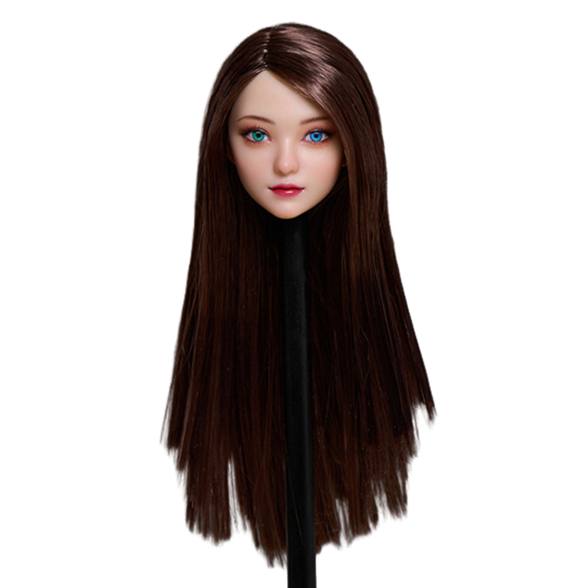 Z6TOYS Heterochromatic Movable Eyes Female Head Sculpt Lele For Action Figures