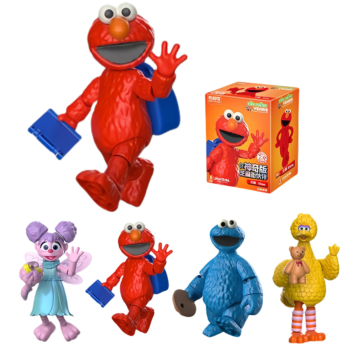 Blokees Sesame Street Friends Series 1st 74840 Open Box Figures