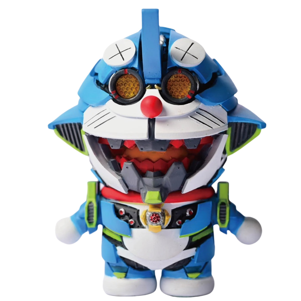 Bid Toys, Block Cat 3D Model Figure Character/Robot/Base Scene, Art Figurine