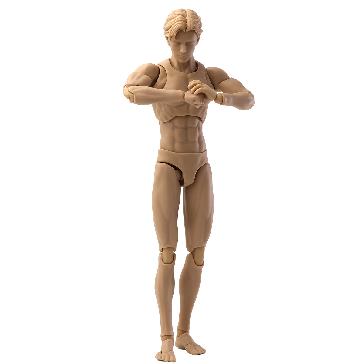 Mirrfig Articulated Joints MF001 Lean Male Pale-skined Body 1/12 Scale Action Figure Body