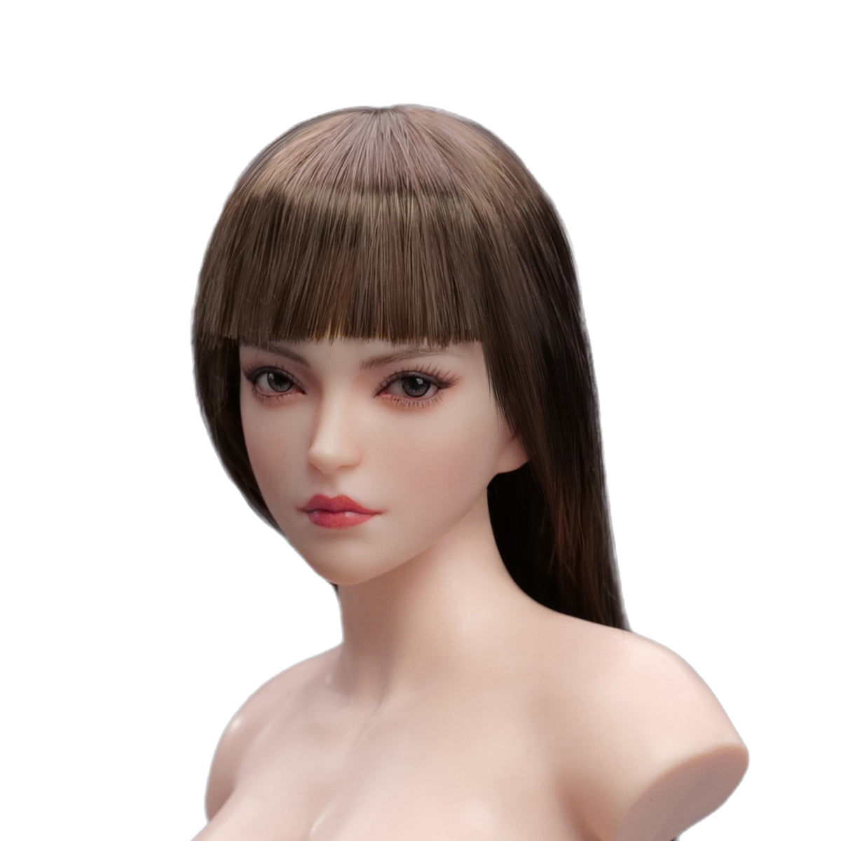 Accesorio para esculpir cabeza de figura de acción YMTOYS: Escultura de cabeza femenina asiática - Xiao Zhao, ojo móvil, para figura miniatura de 30 cm