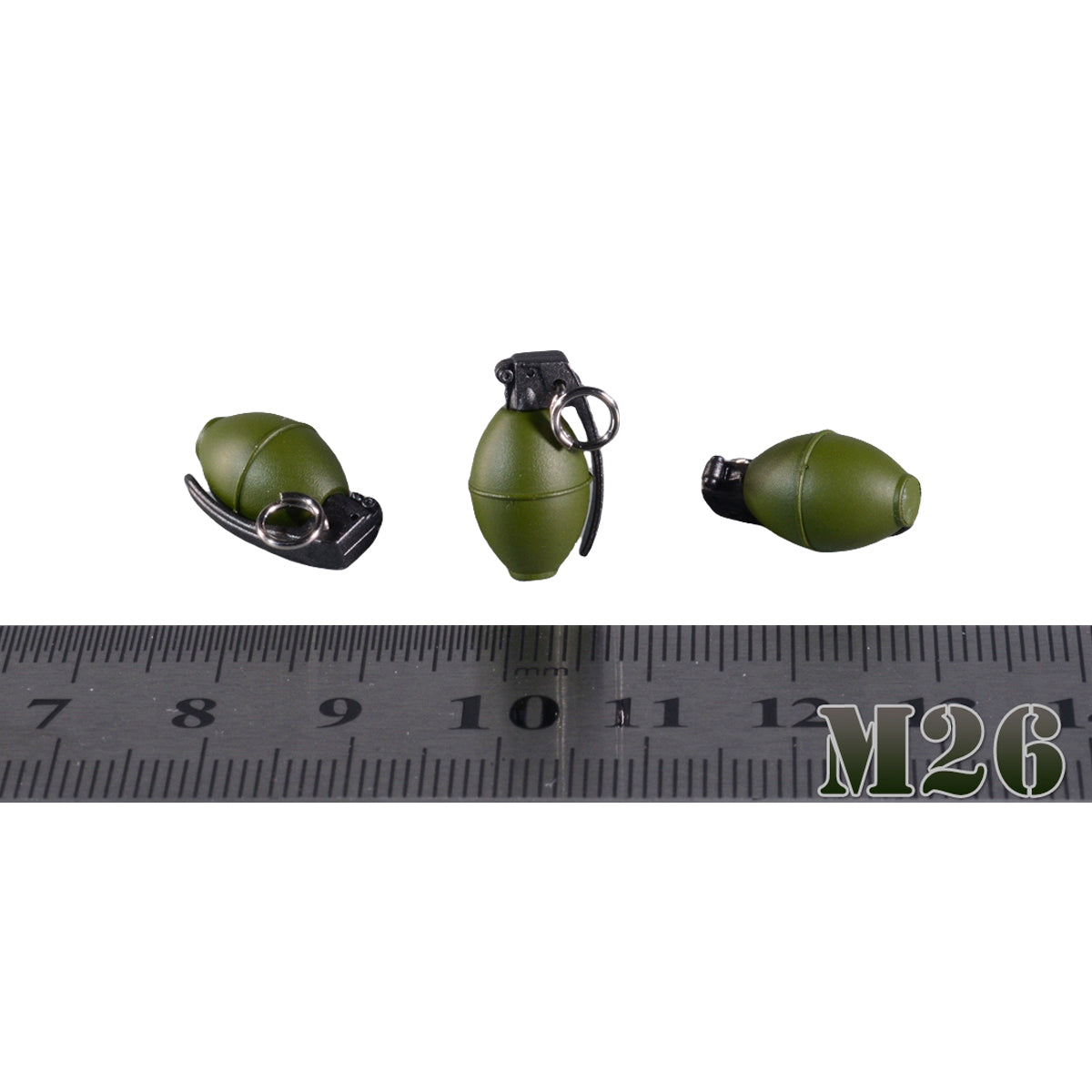 ZYTOYS, MK2 Grenade Pineapple Grenade, Weapon Model Doll Accessory for 12-inches Figure