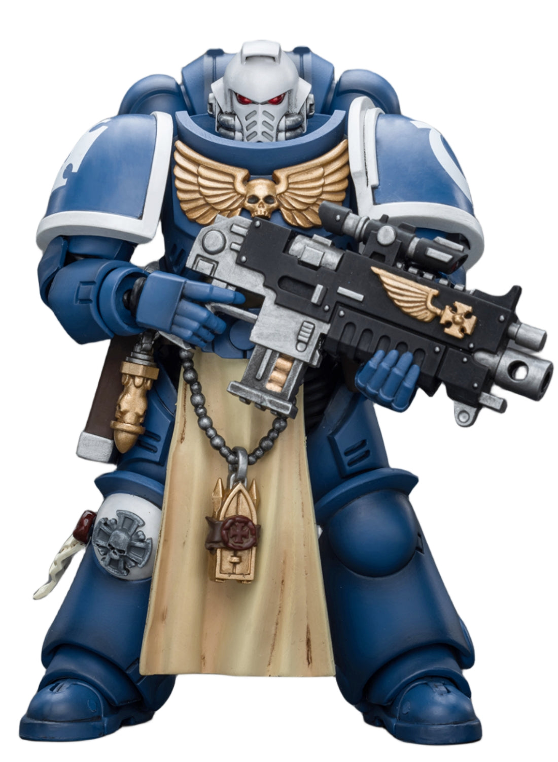 (Only Shipped to the US) JOYTOY Ultramarines Sternguard Veteran with Bolt Rifle JT9831 Warhammer 40K 1/18 Scale Action Figure