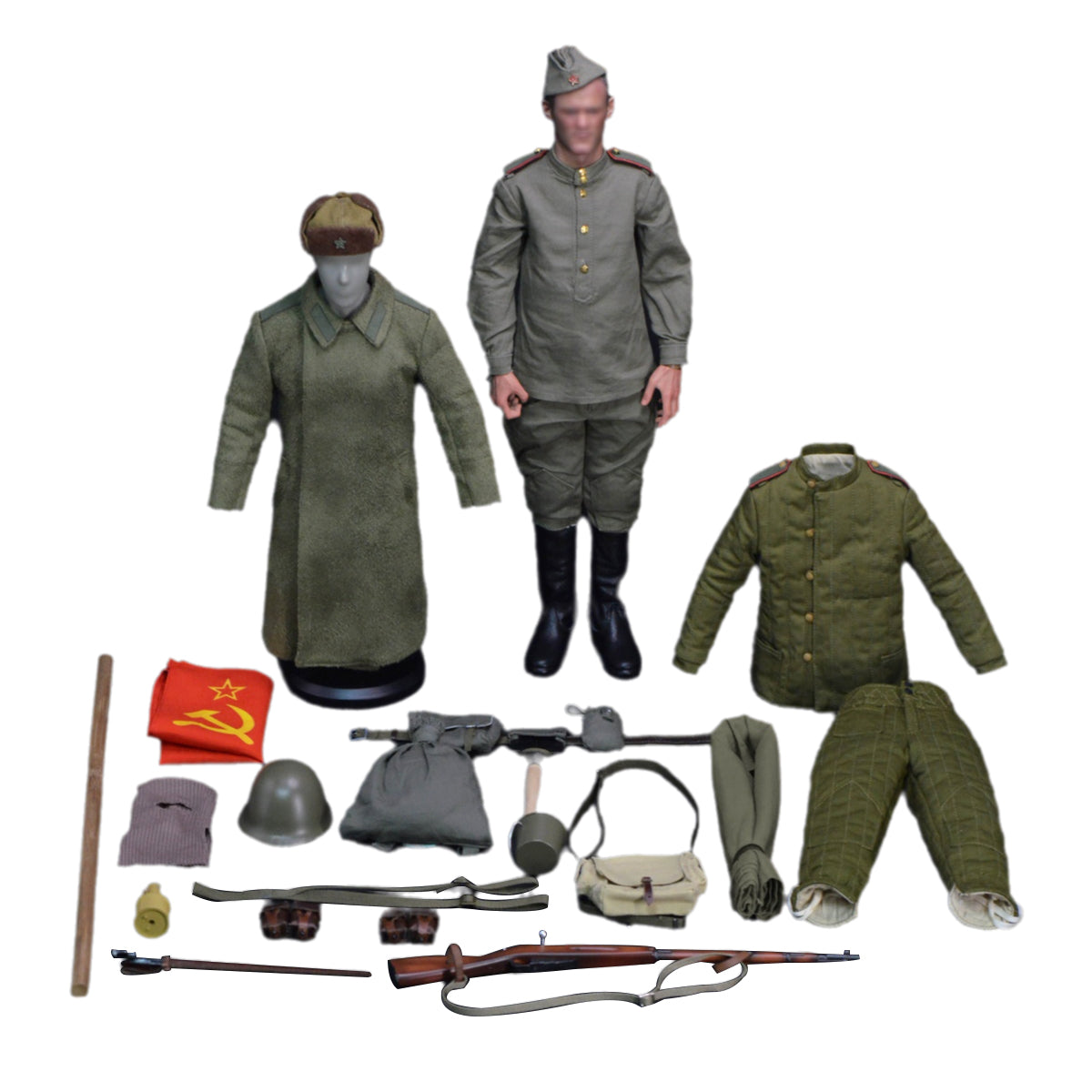 Paquete de accesorios BGM, Segunda Guerra Mundial, Berlín ocupado por el ejército soviético, 1945, para figura de 12 pulgadas