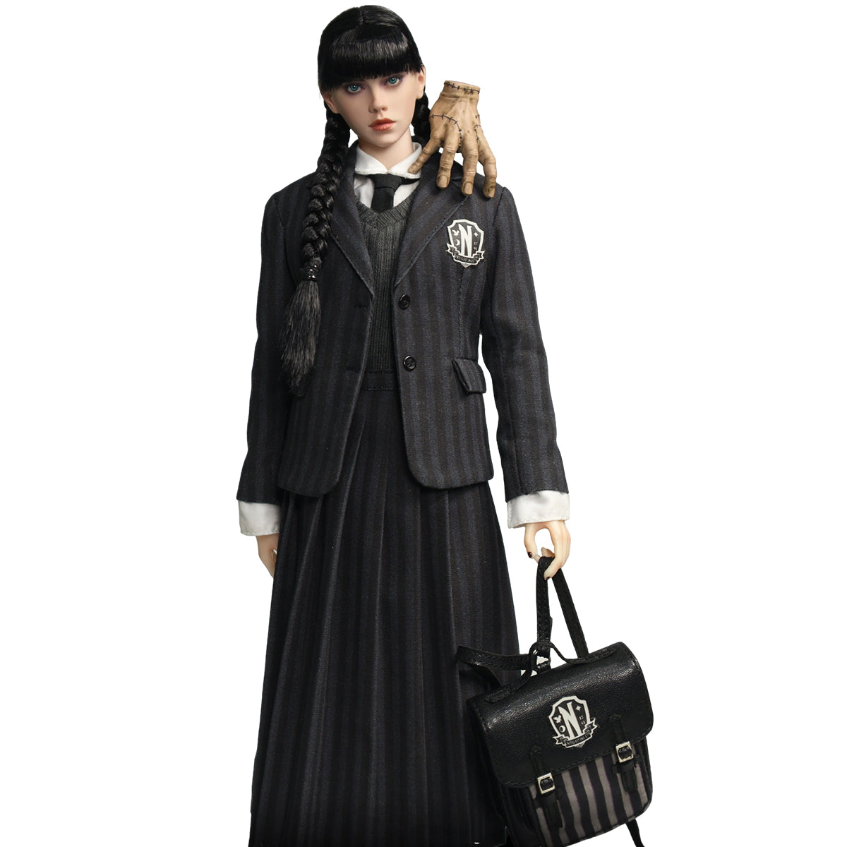 JKTOYS Shadow Raven Maiden Wednesday K-010 1/6 Scale Action Figure