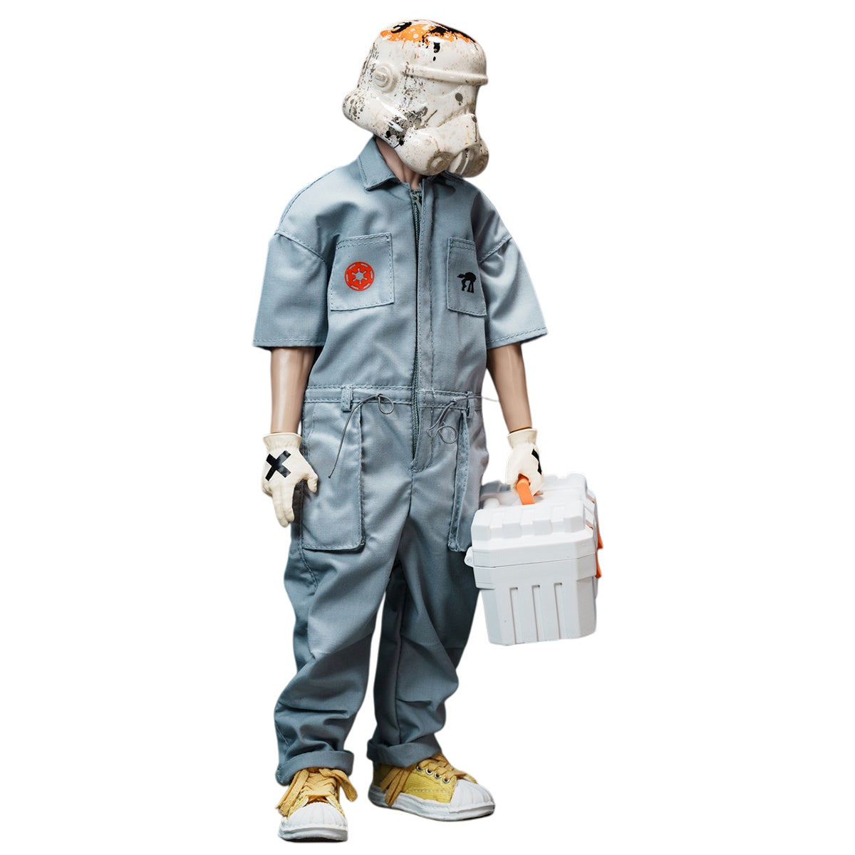 TrickyMan12 FB-10145 Atmosphere Trooper + Carrier Case with Tools Set 1/6 Scale Action Figure