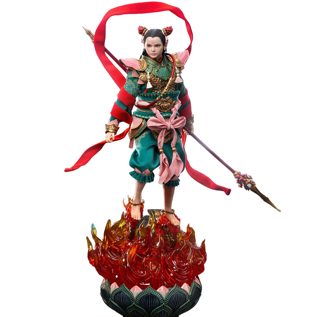 Createmodels, Nezha with Implanted Hair and Movable Eyes, 1/6 Gods and Demons Series, Action Figure