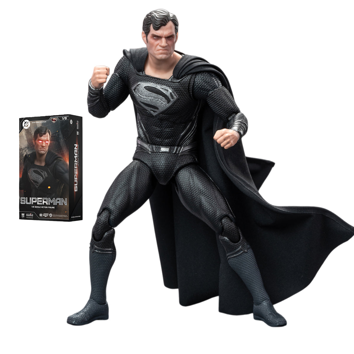 Fondjoy Black Superman 2.0 DC1026 Action Figure