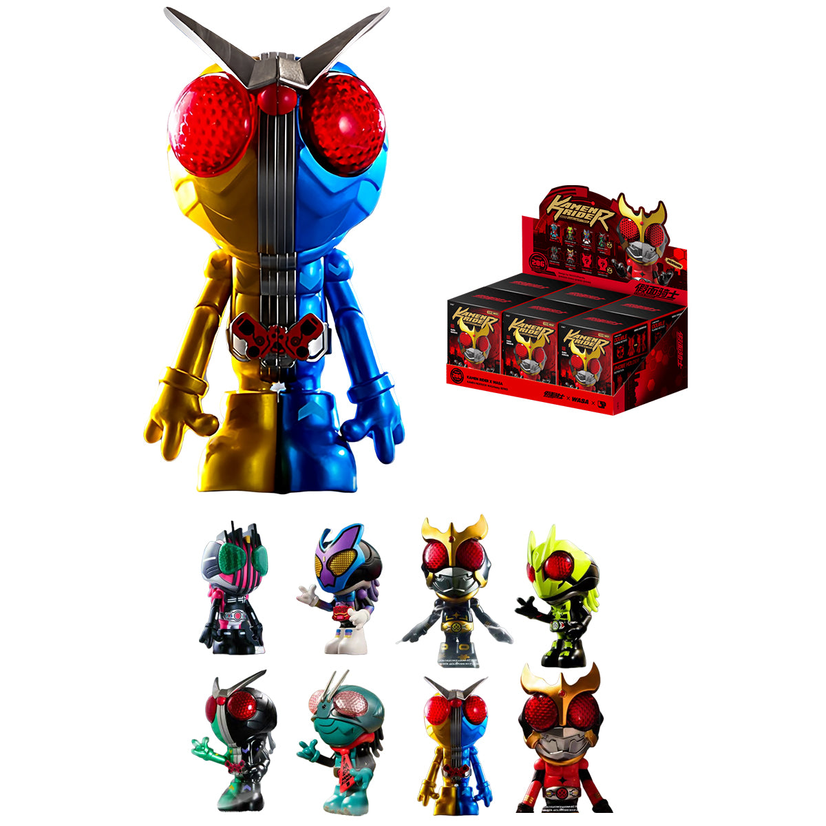 WASA Kamen Rider206 WASA Dragon Collaboration Series Single Box Blind Box Figure