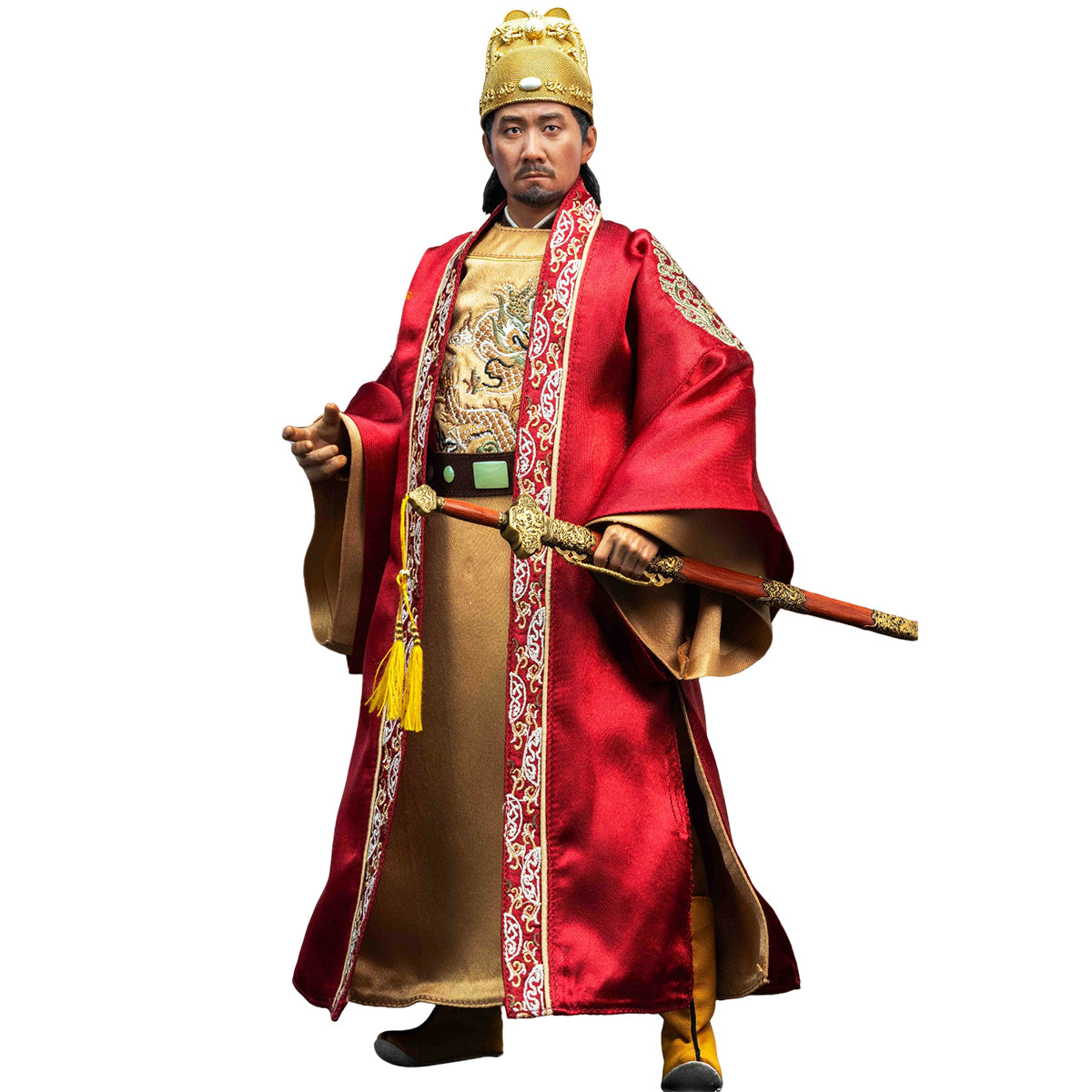 QIANLONG TOYS Hongwu Emperor - Emperor Taizu of Ming Zhu Yuanzhang Embroidered Emperor Edition 1/6 Scale Action Figure