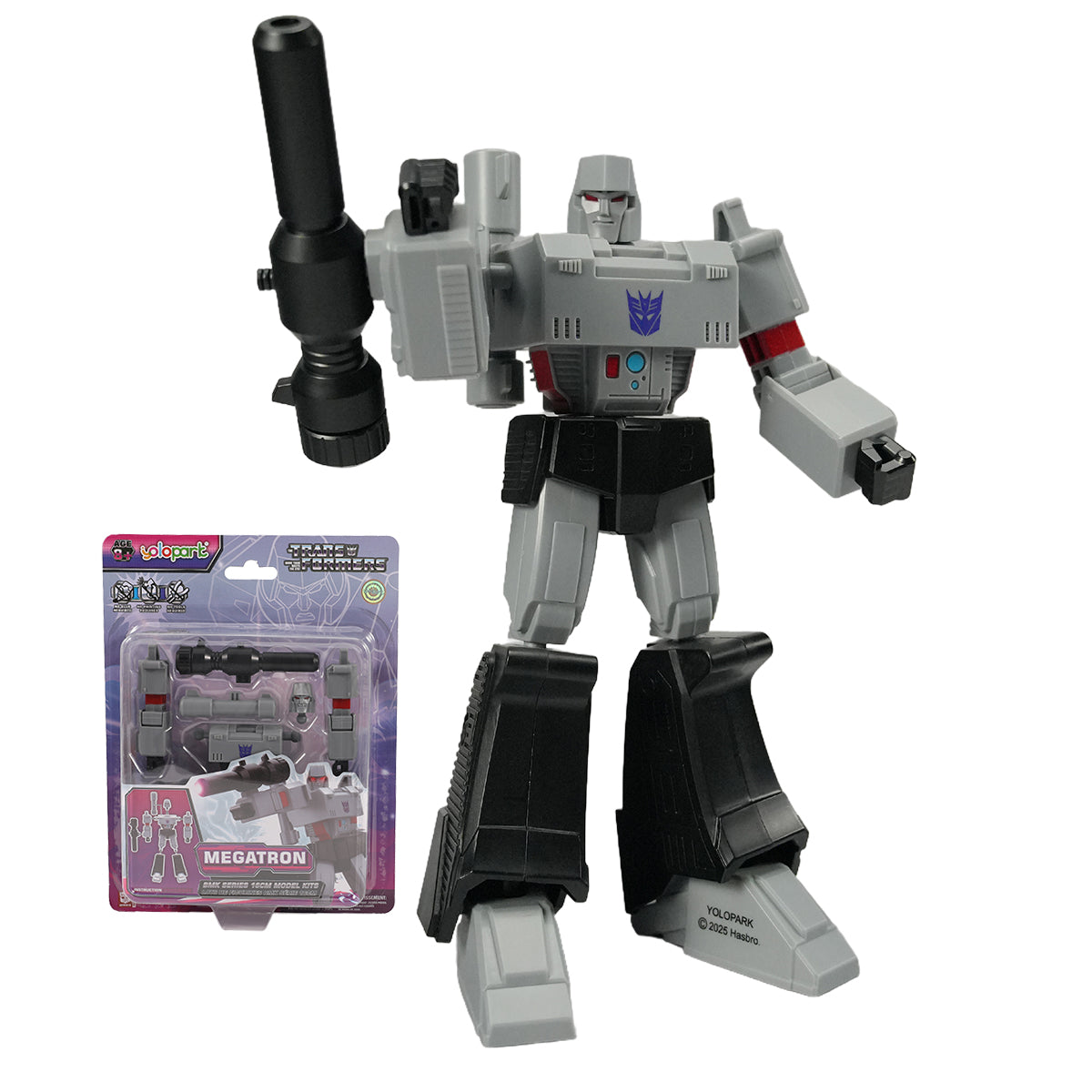 Yolopark Transformers G1 Animation BMK Optimus Prime Megatron Bumblebee Starscream Set Model Kit