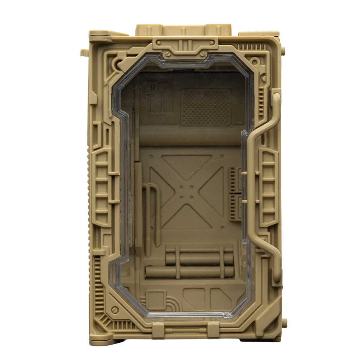 JOYTOY Individual Soldier Hangar Display Case Surge Yellow Ash Yellow Armor White 1/25 Scale Fit JOYTOY Series Action Figure