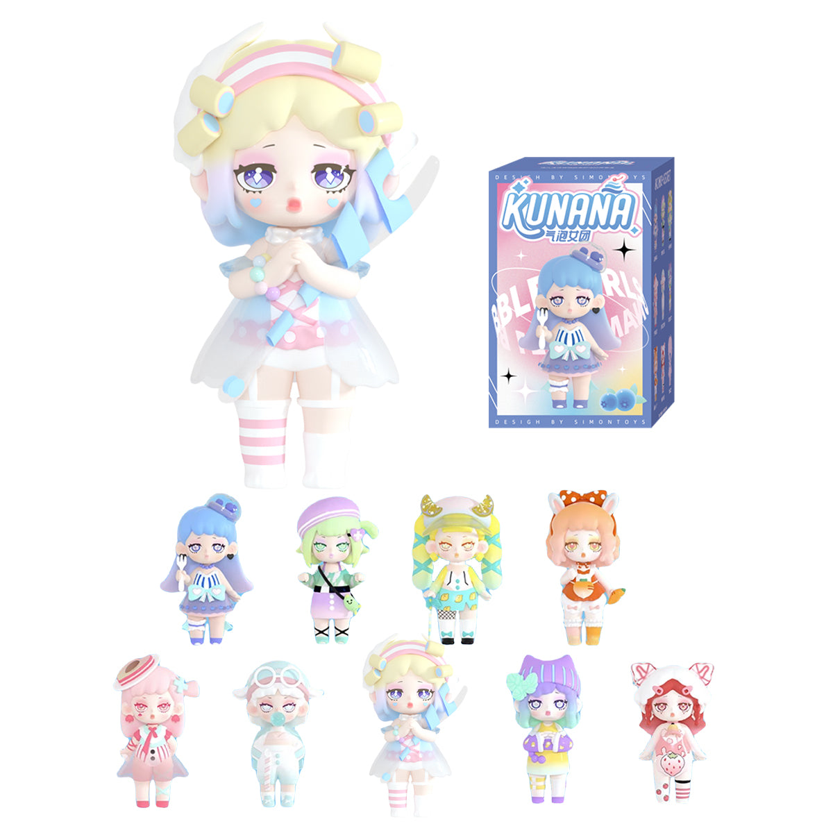 Simontoys Bubble Girl Group Blind Box Figure