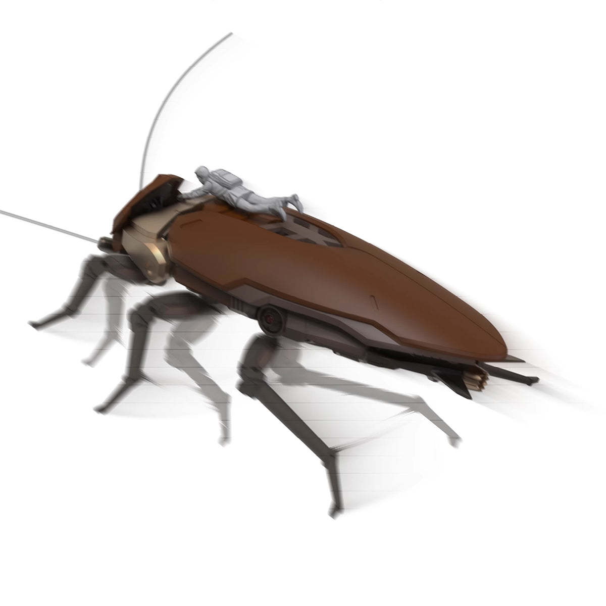 Robox Animation, Guangdong Cockroach Cantonese Heavy Utility Vehicles Super Cockroach, Assembly Model Kits