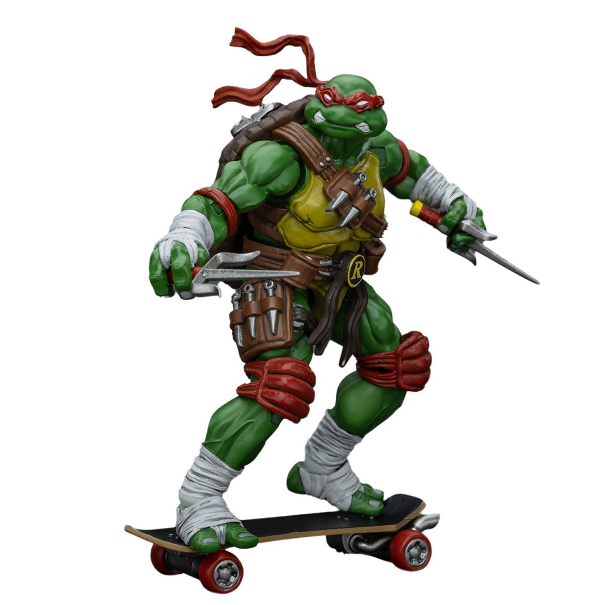 Serie TMNT de JOYTOY: Tortugas Ninja Adolescentes Mutantes - Figuras de acción de Raphael a escala 1:18