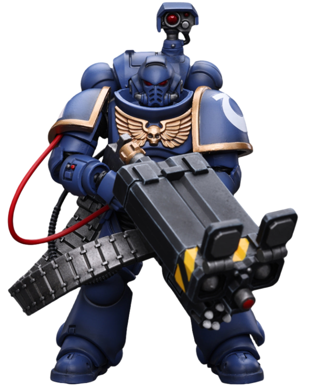 Figurine de collection JoyToy 40K : Ultramarine Castellan Launcher Super Krak, échelle 1:18 (Castellan Launcher Super Krak JT8810)