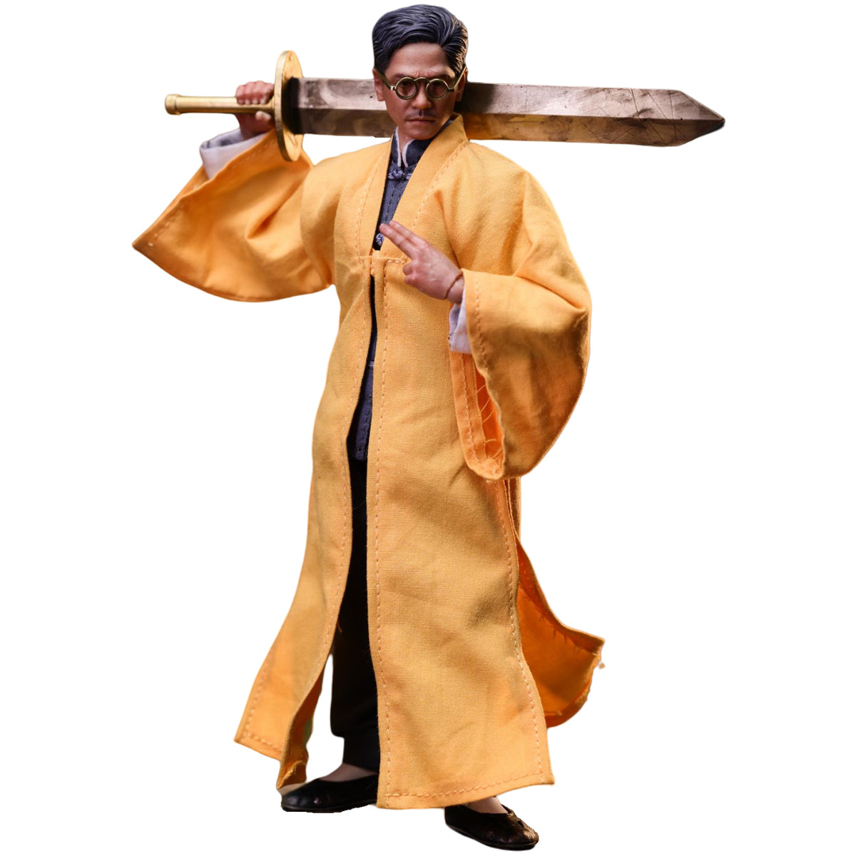 Mountain Studio Yellow Robe Hero Mr. Vampire Uncle Yingshu 1/12 Scale Action Figure