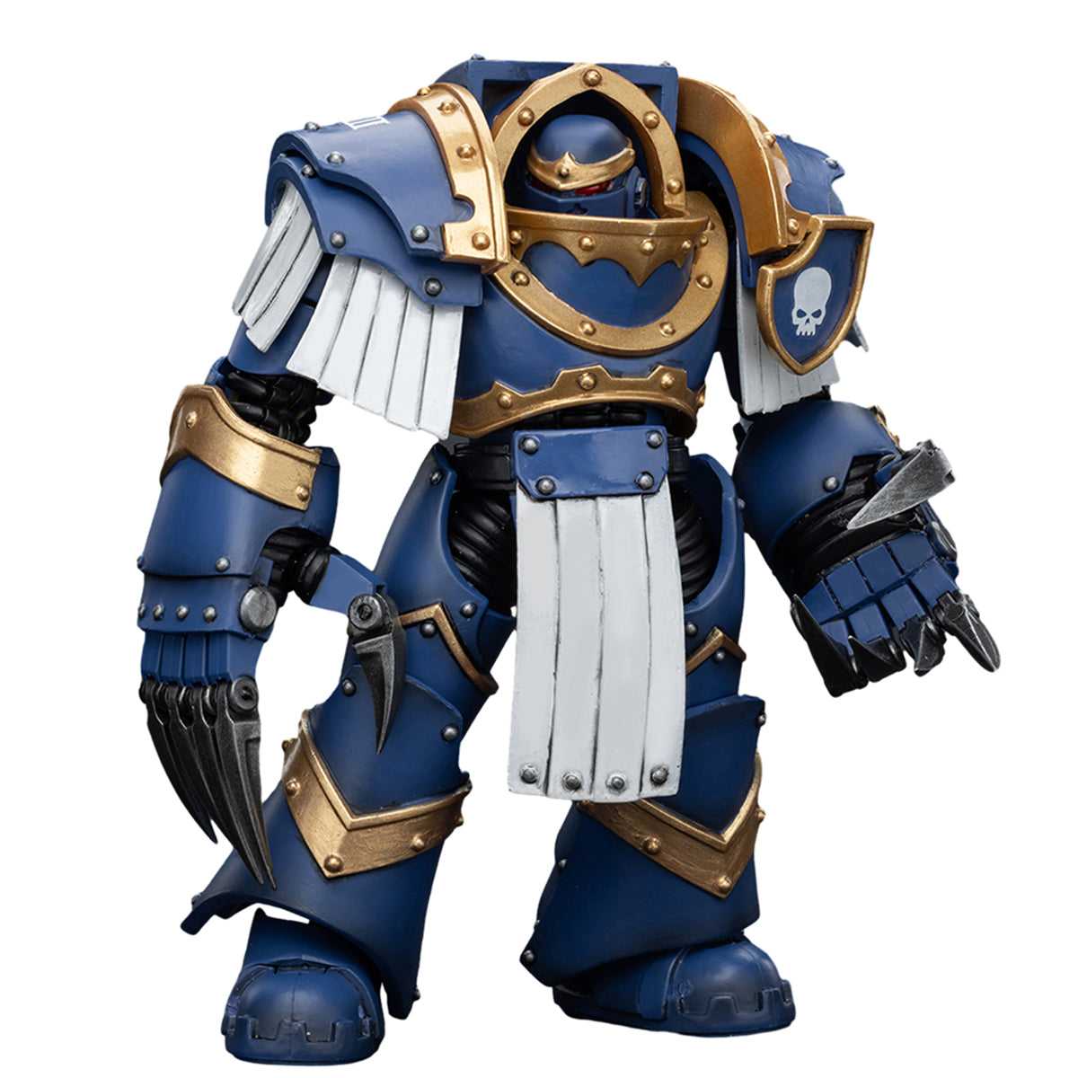 (Only Shipped to the US) JOYTOY Warhammer The Horus Heresy Series, Ultramarines Cataphractii Terminator Squad: Terminator with Lighting Claws, 1/18 Scale Collectible Action Figure JT7394