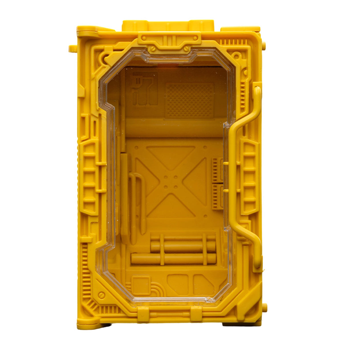 JOYTOY Individual Soldier Hangar Display Case Surge Yellow Ash Yellow Armor White 1/25 Scale Fit JOYTOY Series Action Figure