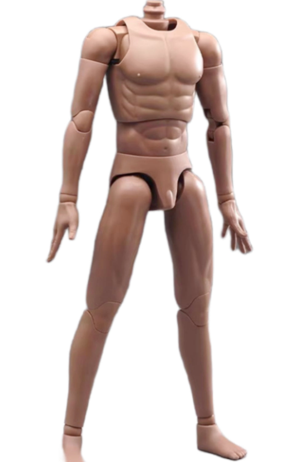 Figura de acción articulada masculina DT - Forma de cuerpo masculino, color trigo