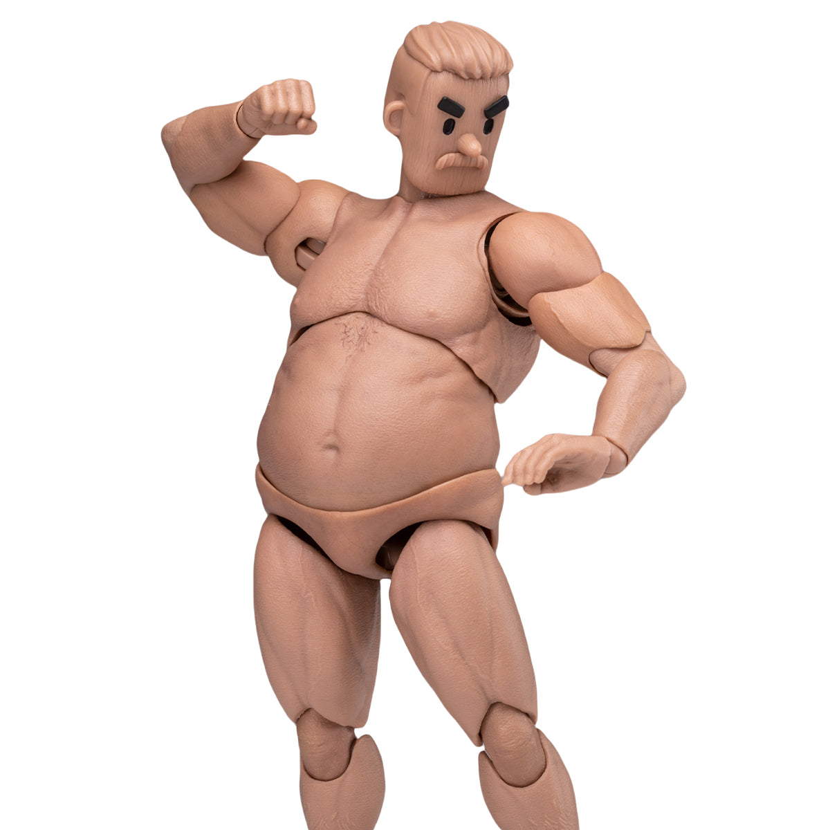 NOTTAA, Articulated joints Middle-aged Square-headed Suntan-Skined, 1/12 Scale Action Figure Body