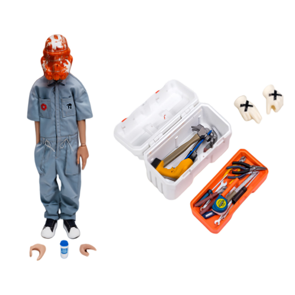 TrickyMan12 FB-10145 Atmosphere Trooper + Carrier Case with Tools Set 1/6 Scale Action Figure