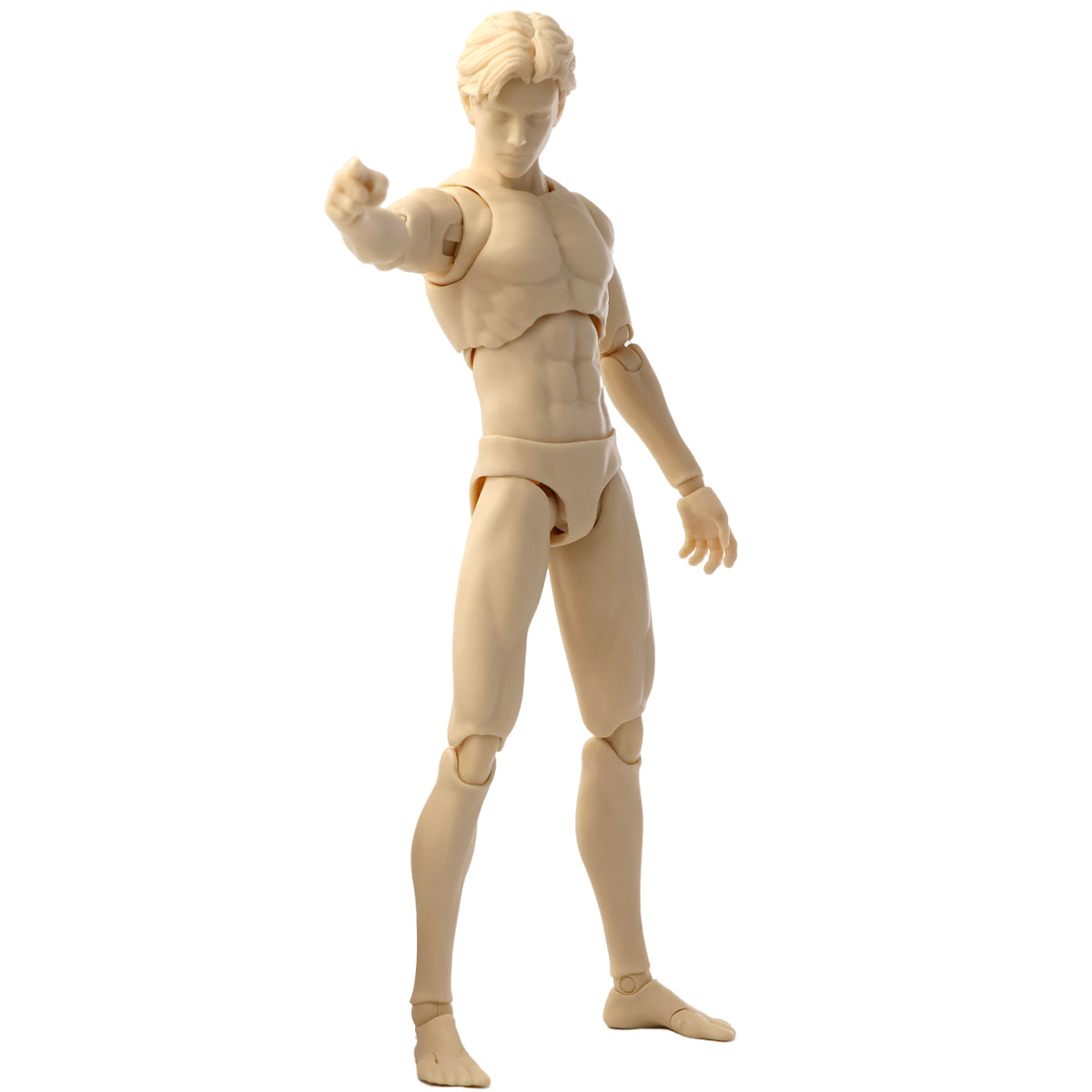 Mirrfig Articulated Joints MF001 Lean Male Pale-skined Body 1/12 Scale Action Figure Body