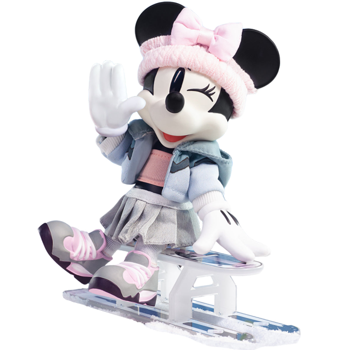 MORSTORM Disney Snow Board Club: Captain Mickey/Minnie Student/Coach Donald Duck/Daisy Student/Goofy Player Art Figurine