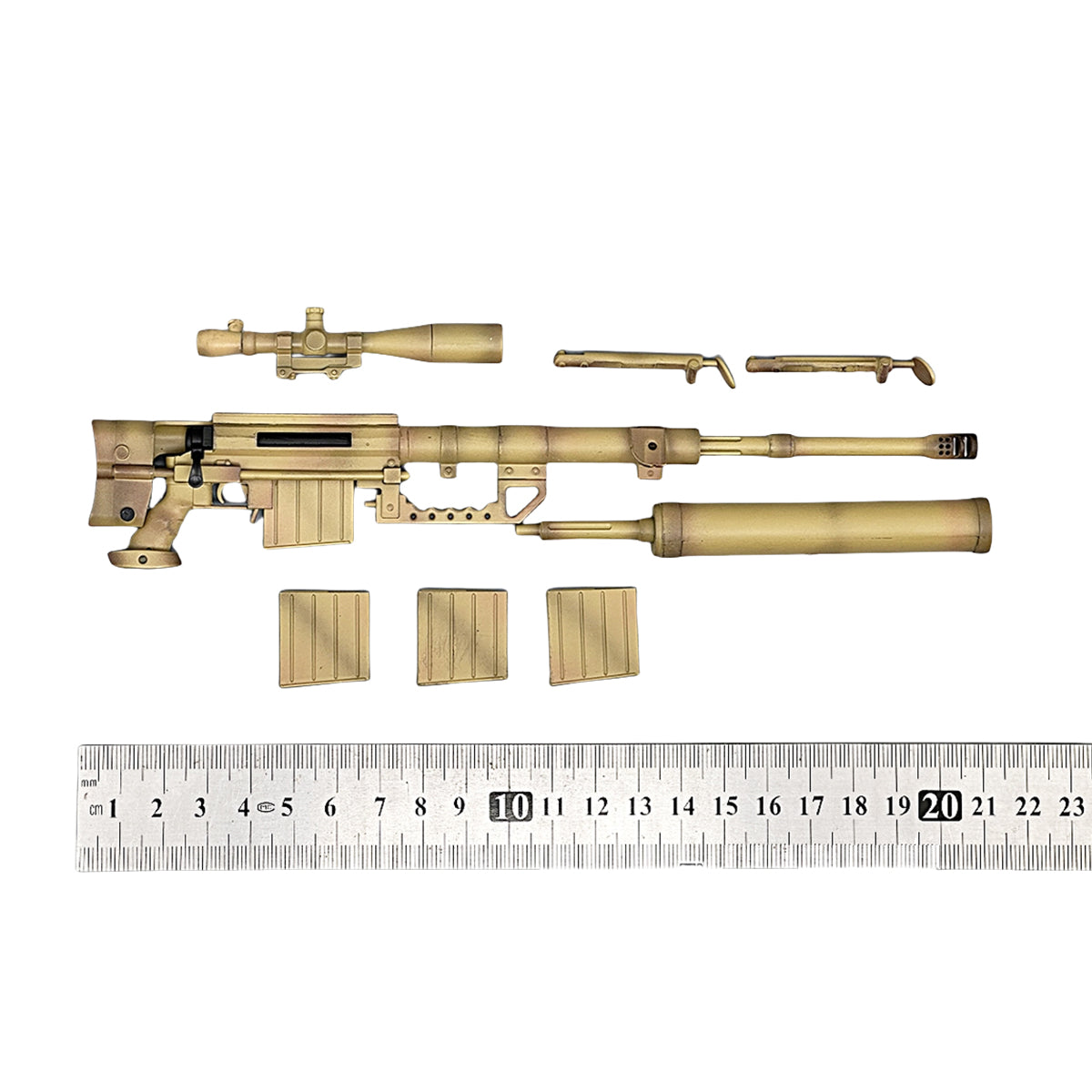 ZYTOYS, Sniper Rifle M200 Weapon Model, Doll Accessory for 12-inches Action Figurine