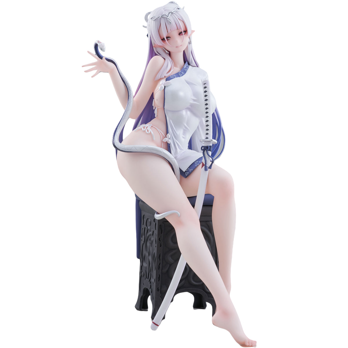 SikiAnim Qing White Snake Color 1/7 Scale Art Figurine