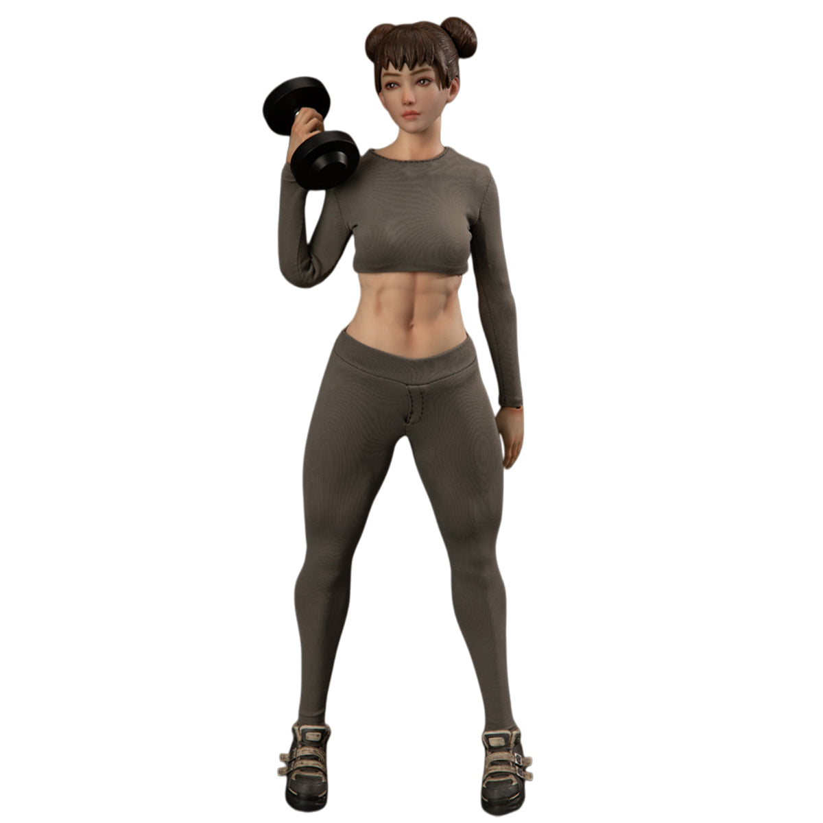 True1Toys JC2131 Sporty Girl ZARA Brown Hair Version 1/6 Scale Action Figure