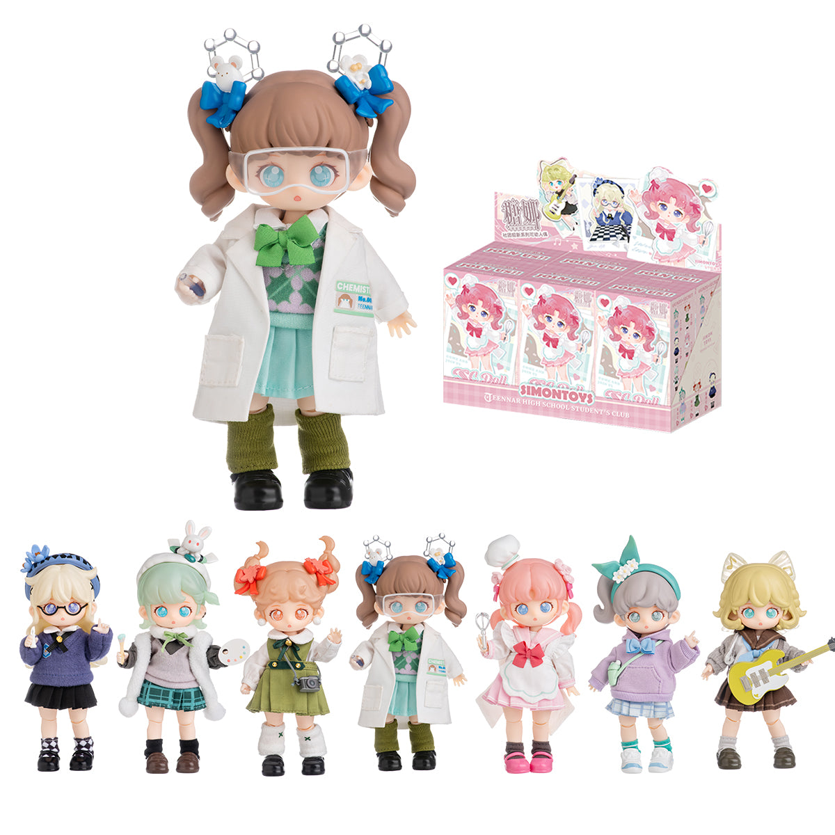 Simontoys TEENNAR Club Recruitment Blind Box Figure