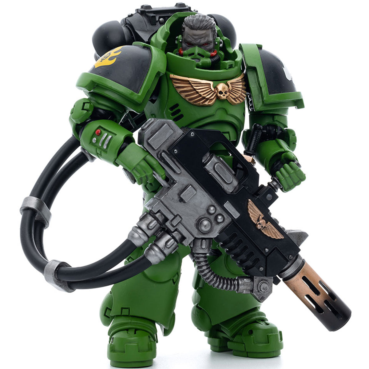 JOYTOY Salamanders Eradicators Sergeant Bragar/Brother T'Kren/Captain Adrax Agatone 1/18 Scale Action Figure