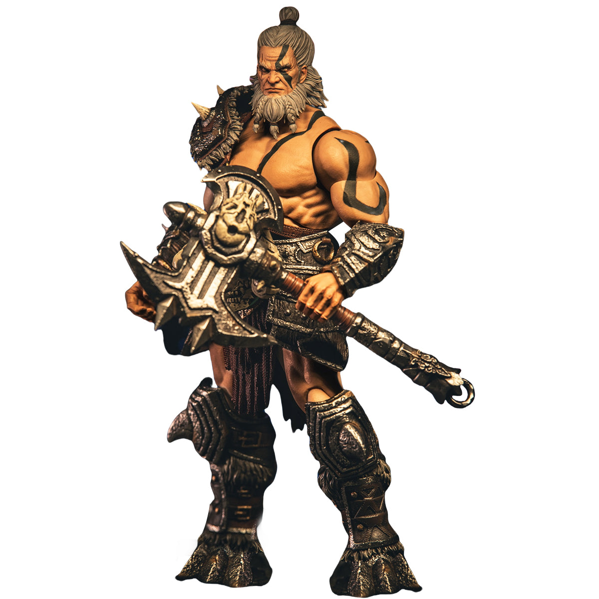 Figura coleccionable de Nightmare Studio: Dark Protection, Bárbaro Berserker, figura de acción masculina