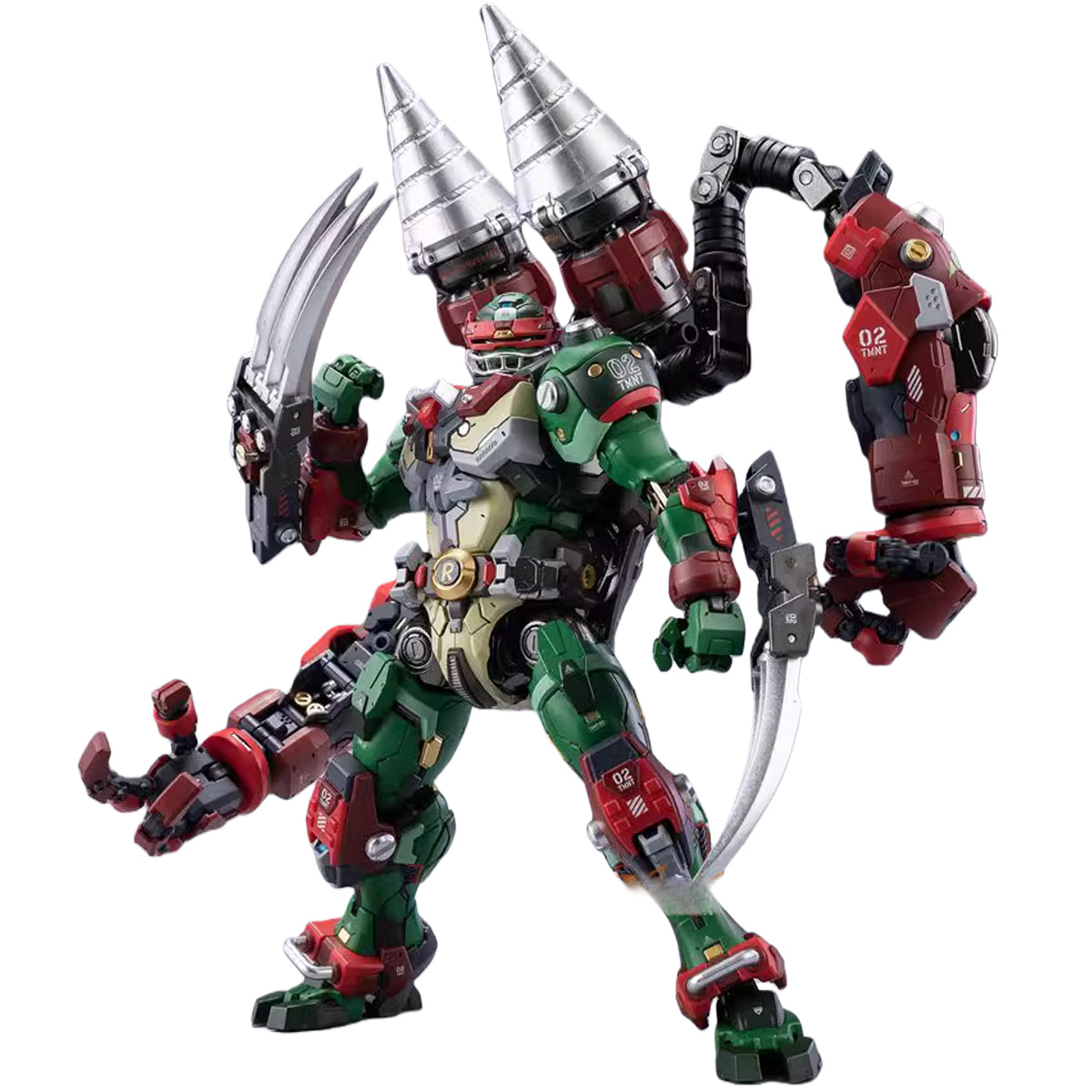 (Only Shipped to the US) HEATBOYS Mecha Alloy Armor TMNT Raphael HB0013 Action Figure